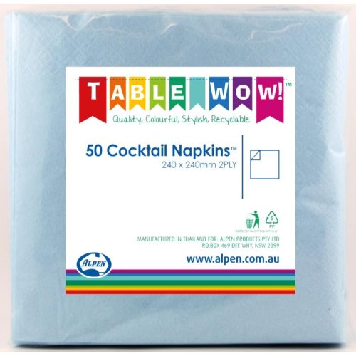 Light Blur Cocktail Napkin - Carton: 300