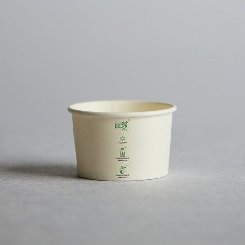 Aqueous Eco Ice Cream Cup White - 3oz