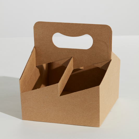 4 Cup Carry Tray with Handle