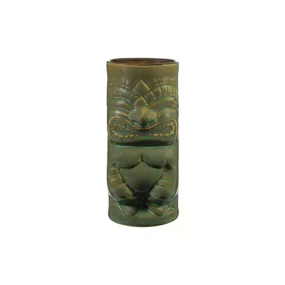 TikiBar Ceramic Tumbler - Green Carton: 6