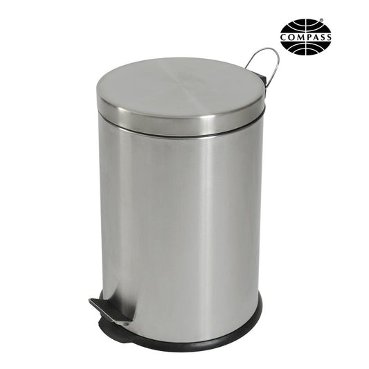 Stainless Steel Pedal Bin Round - 20L