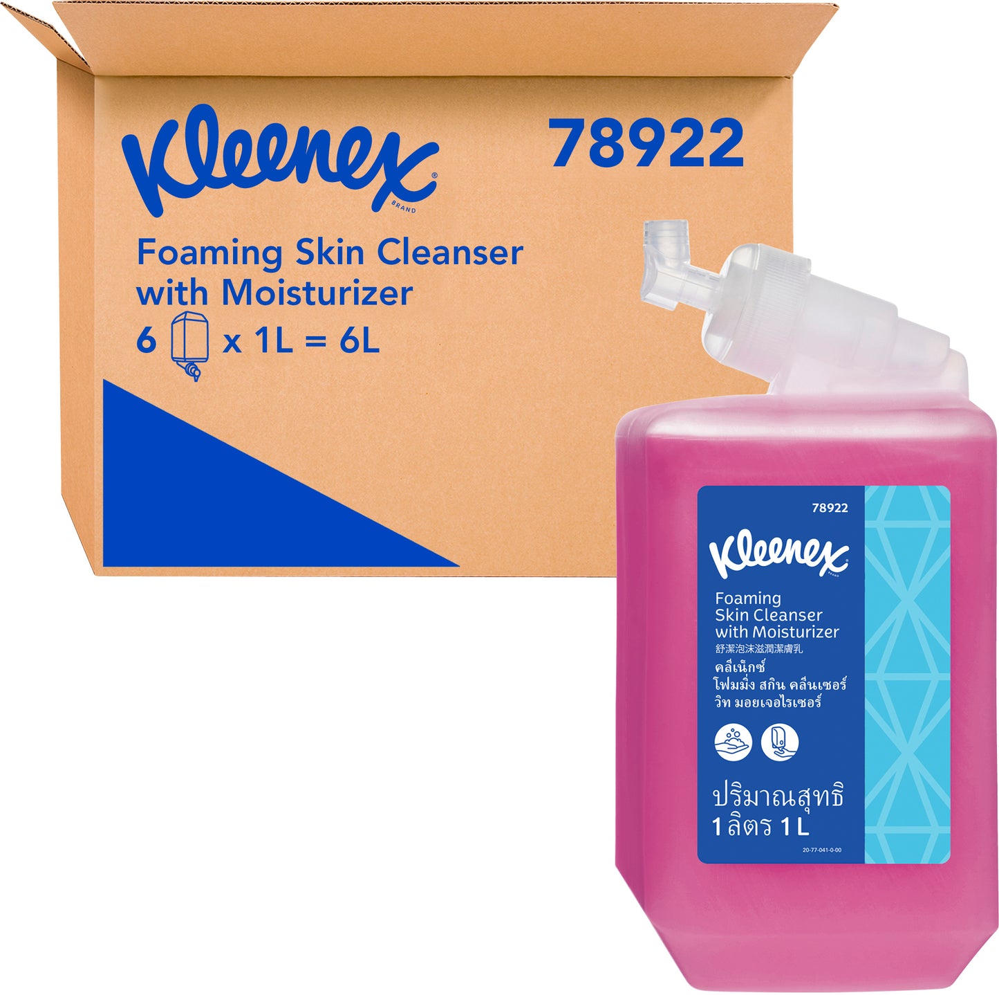 KLEENEX® Foaming Skin Cleanser with Moisturiser