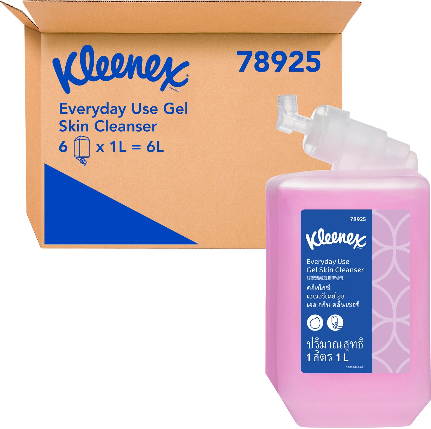 KLEENEX® Everyday Use Gel Skin Cleanser 1L