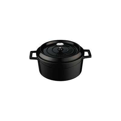 Lava Trendy Cast Iron Casserole 2.6L - Black