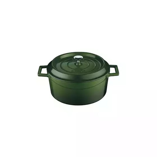 Lava Trendy Cast Iron Casserole 2.6L - Green