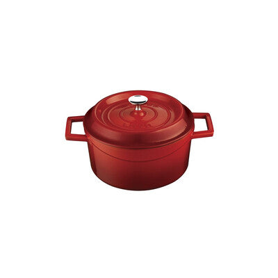 Lava Trendy Cast Iron Casserole 2.6L - Red
