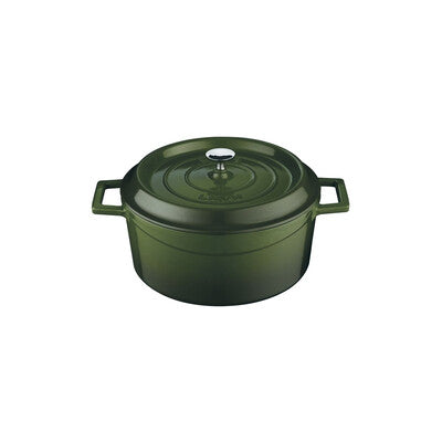 Lava Trendy Cast Iron Casserole 4.5L - Green