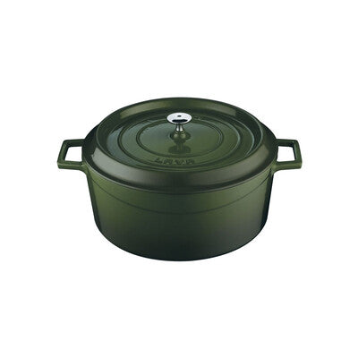 Lava Trendy Cast Iron Casserole 6.7L - Green