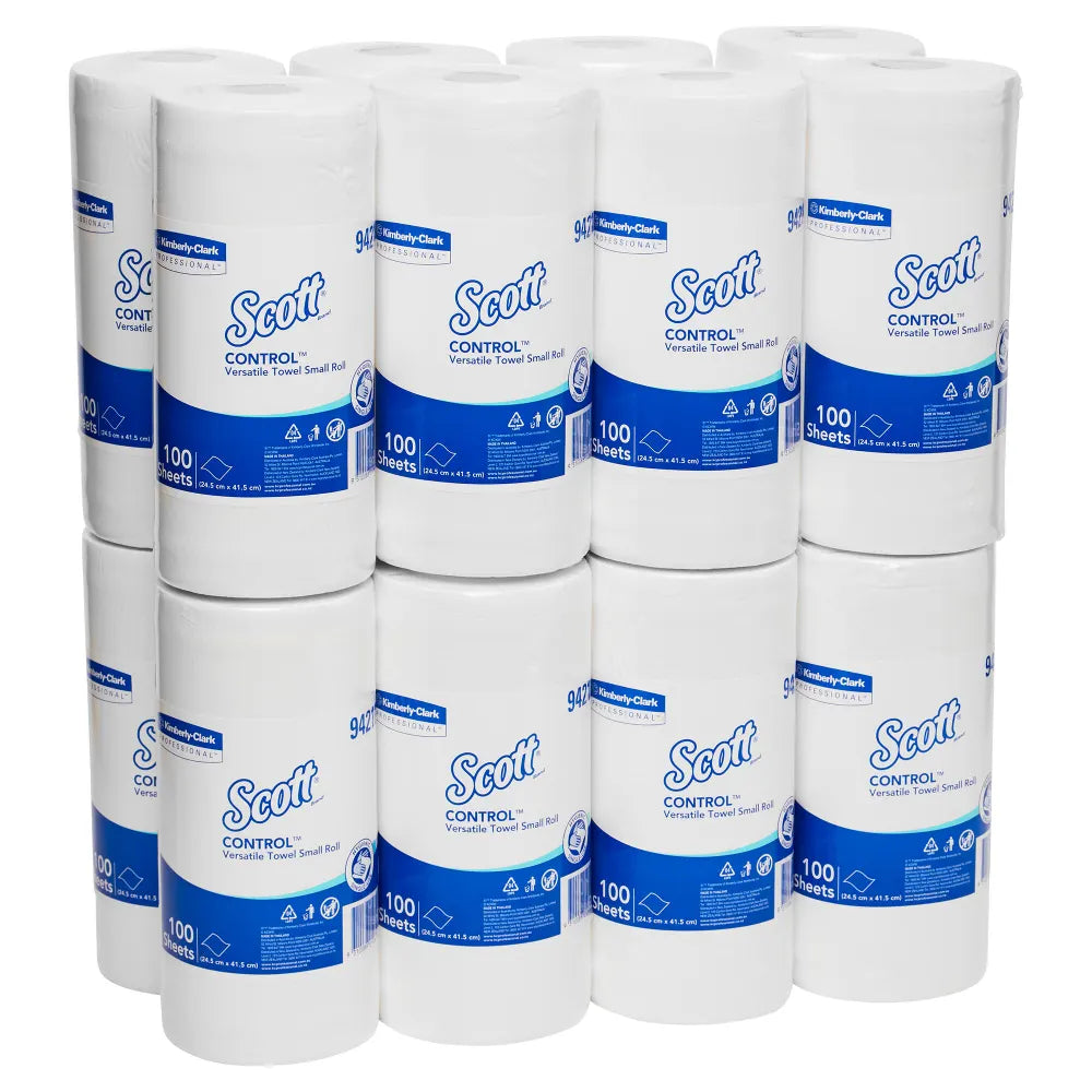 SCOTT® Control Versatile Towel Small Roll - Carton: 16 Rolls