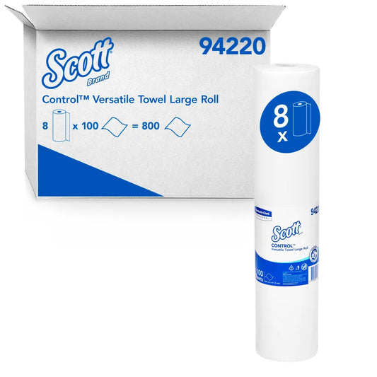 SCOTT® Control Versatile Towel Large Roll - Carton: 8 Rolls