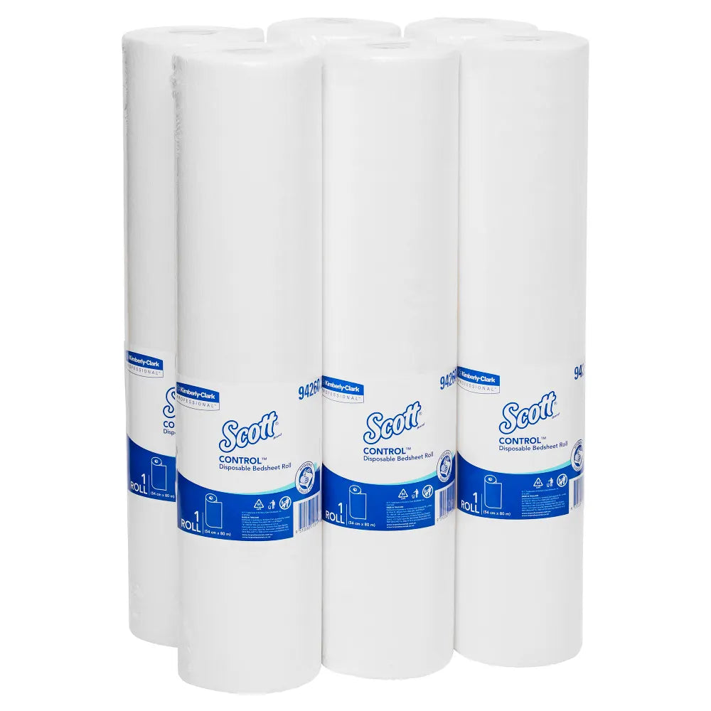 SCOTT® Control Disposable Bedsheet Roll - Carton: 6 Rolls