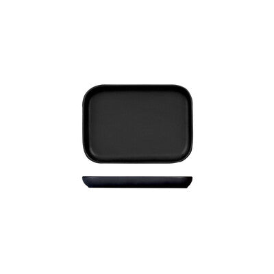 Bevande Rectangular Tray - 180mm Raven ( Black) Carton: 4