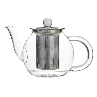 Bevande Teapot Glass with Infuser Verona - 600ml Carton: 6