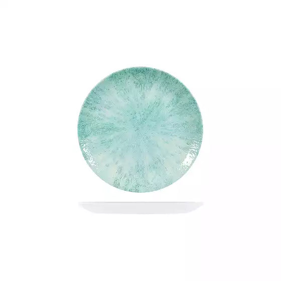 Churchill Round Coupe Plate Aquamarine - 260mm Carton: 12