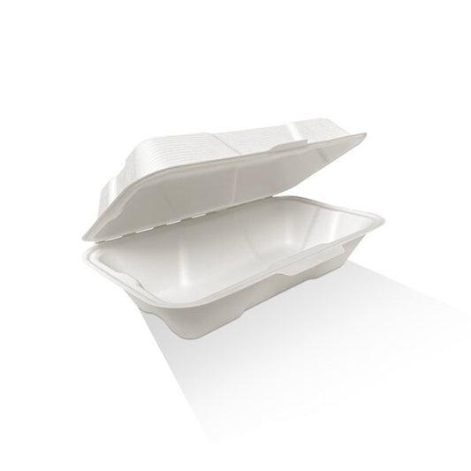 Clamshell Sugarcane 8.5"x5"x 3"