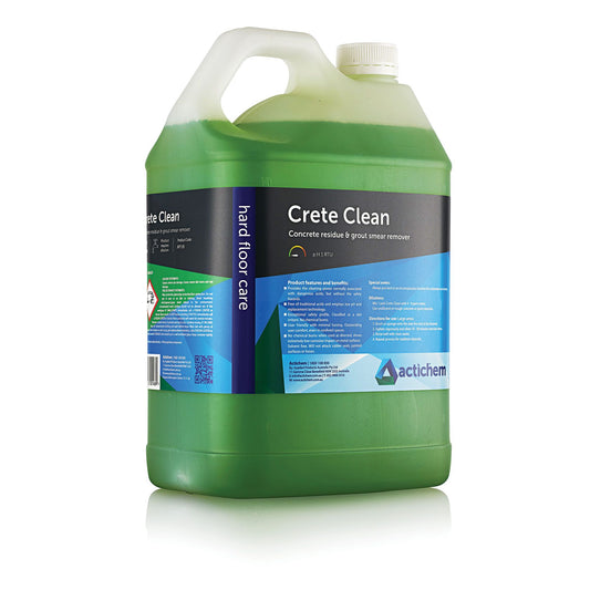 Crete Clean- “Safe-acid” cleaner and concrete residue remover : 5L