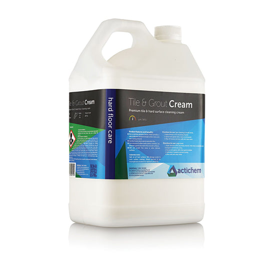 Tile & Grout Cream, High performance cream for removing wax films, tough grime, paint and cosmetics - 5L