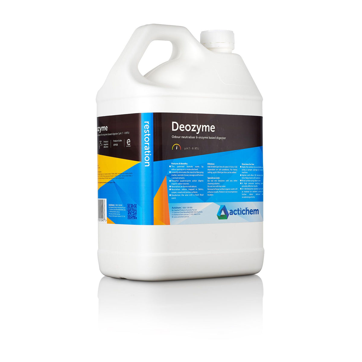 Deozyme Advanced Odour Remover & Enzyme Digester - 5L