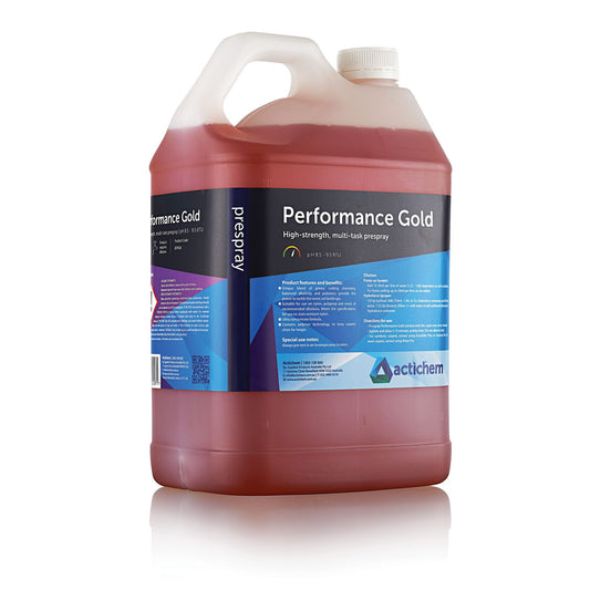 Performance Gold  High (performance prespray detergent for bursting through heavy soils and grease) - 5L