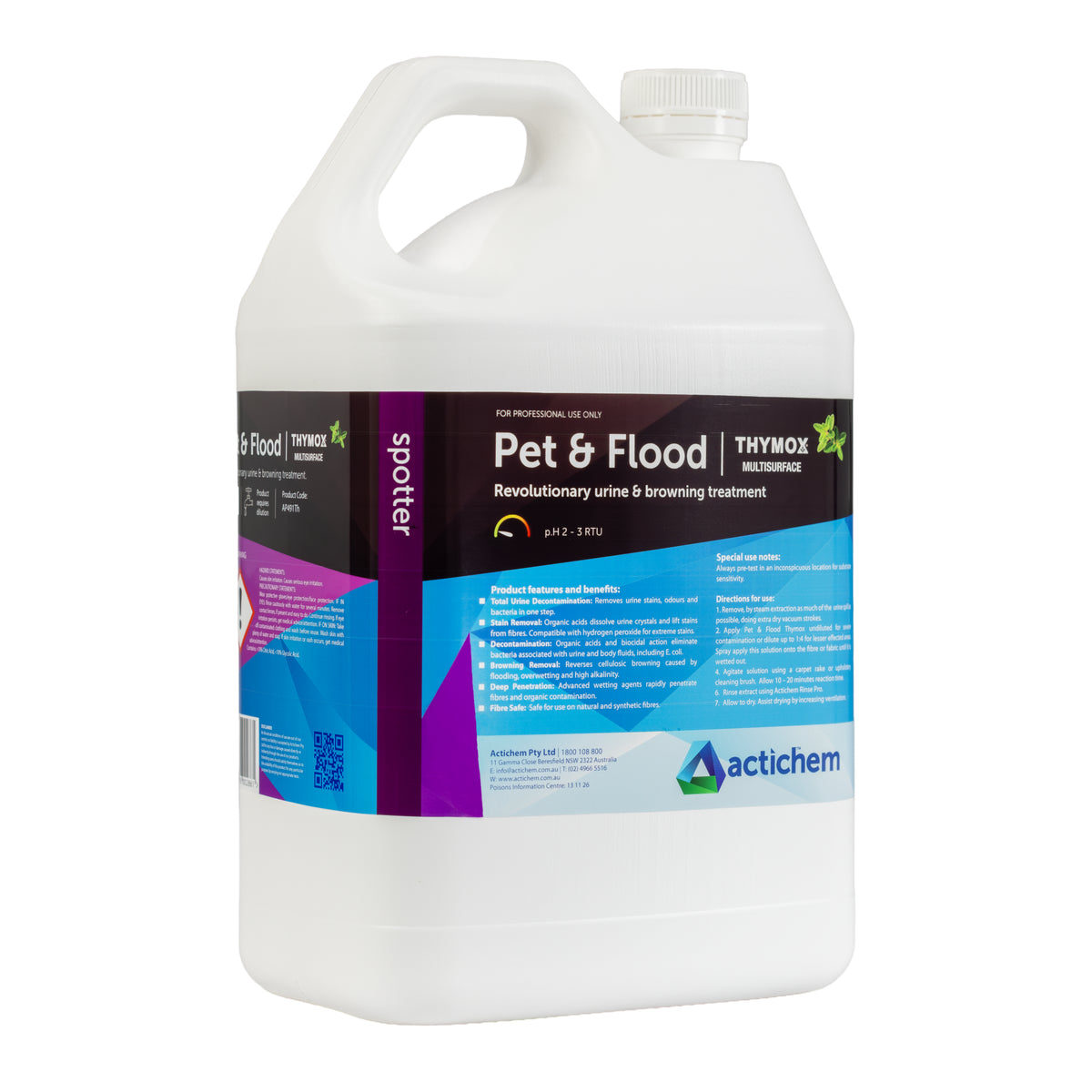 Pet & Flood Thymox Flood and urine decontaminant - 5L