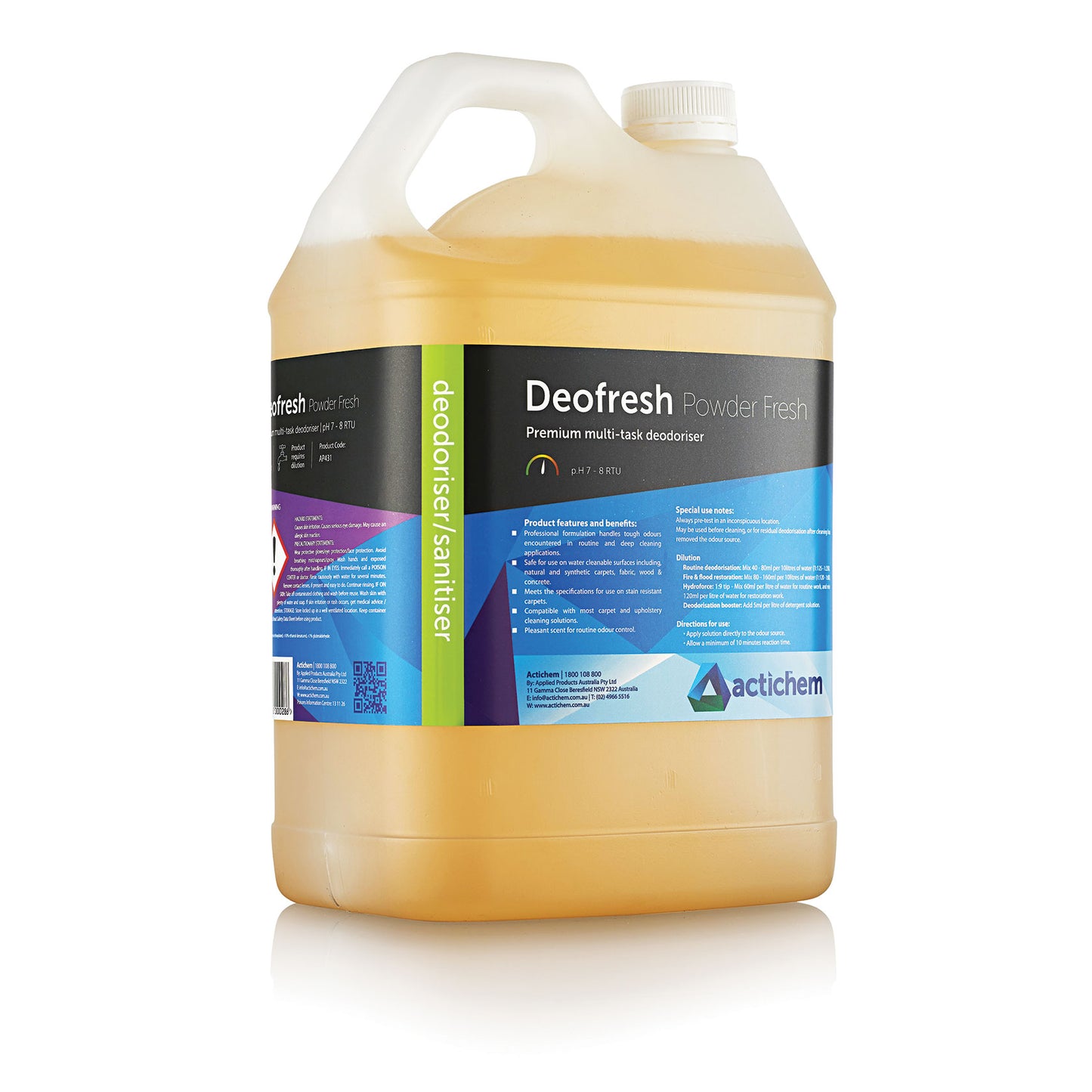 Deofresh Powder Fresh Floral ( Carpet Deodoriser & Fragrance Booster) - 5L