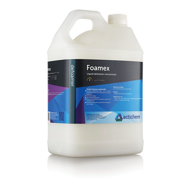 Foamex Liquid – Professional Liquid Defoamer for Extraction Cleaning  - 5L
