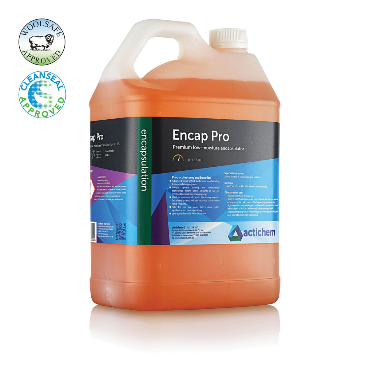 Encap Pro – Low Moisture Carpet Cleaning Detergent - 5L