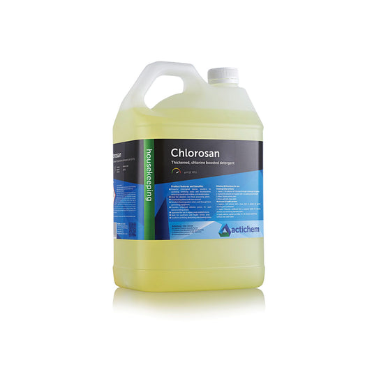 Chlorosan - Thickened chlorine detergent and disinfectant: 5L