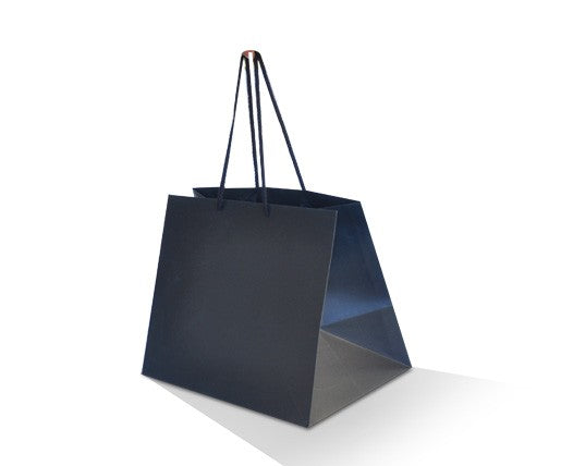 Deluxe Black Take Away Paper Bag