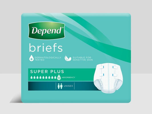 DEPEND® Brief Super Plus Medium - Carton: 3 Packs