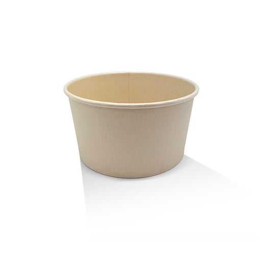 PE Coated Bamboo Paper Salad Bowl - 32oz