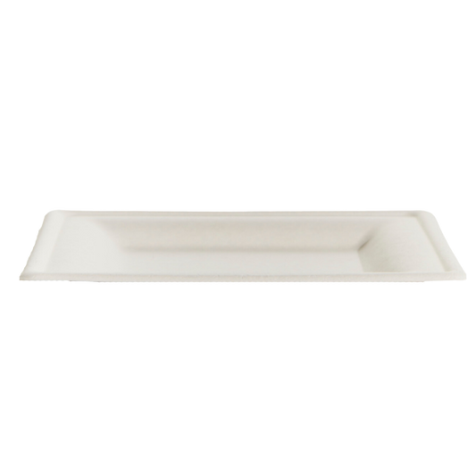 Bioway Sugarcane Square Plate White 10"
