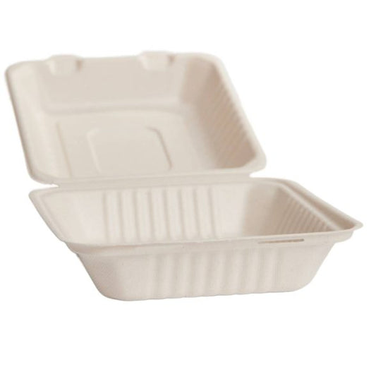 Bioway Sugarcane Hi Top Diner Box - Natural
