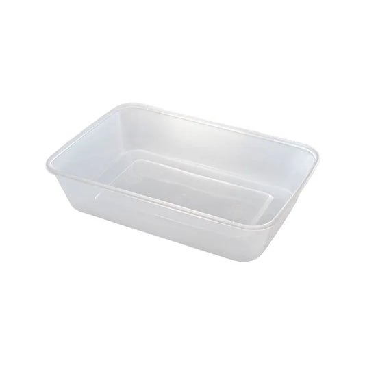 Clear Rectangular Container Takeaway - 500ml