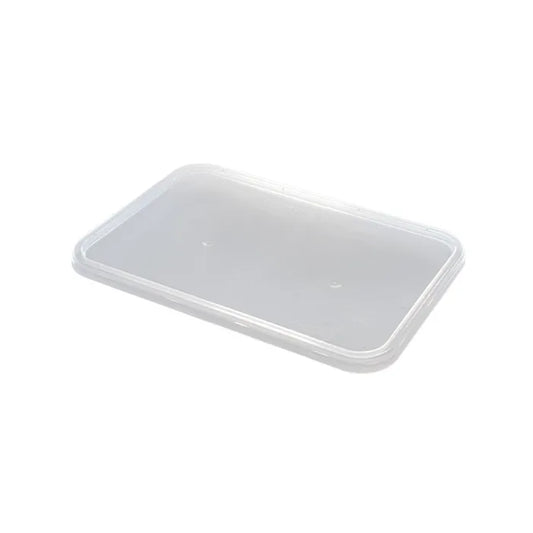 Clear Rectangular Container Takeaway - Lid