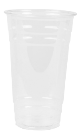 RPET Clear Cold Cup - 24oz Carton: 1,000