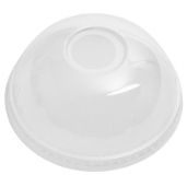 RPET Clear Cold Cup - Dome LId + Hole Carton: 1,000