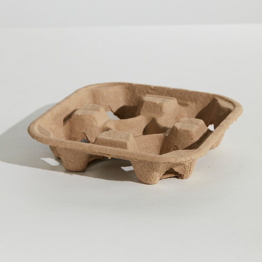 Egg Board Coffee Tray - 4 Cup