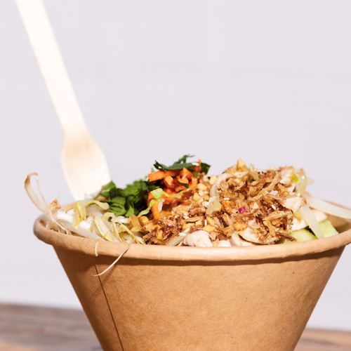 Paperway Deluxa Bowl PP Kraft - 700ml