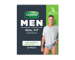 DEPEND® Real Fit Underwear for Men Large