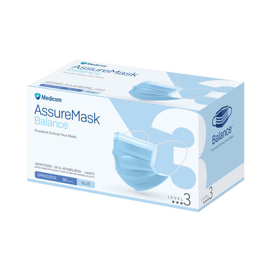 Assure Mask Balance Procedure Earloop Face Masks - Level 3