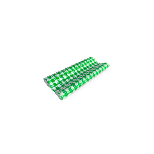 Greaseproof Paper Gingham Green - Half
