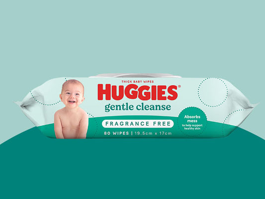 Huggies Unscented Baby Wipes - 80 Pack Carton: 3 x 80 Pack