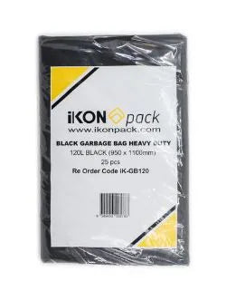 Black Heavy Duty Garbage Bag- 120L