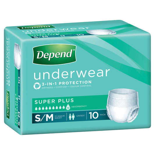 DEPEND® Super Plus  Unisex Underwear Small/Medium