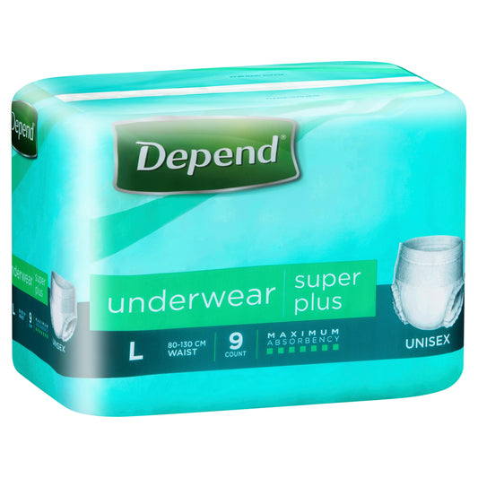 DEPEND® Super Plus Unisex Underwear Large
