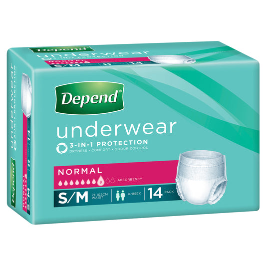 DEPEND® Super Unisex Underwear Small/Medium