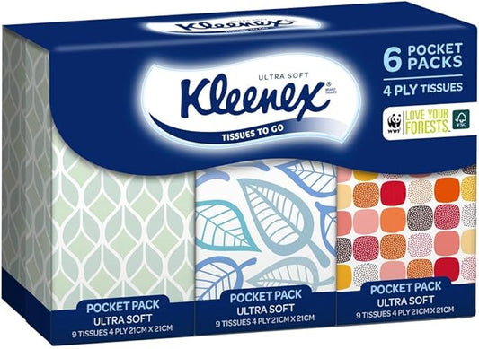 KLEENEX® Pocket Pack Facial Tissue