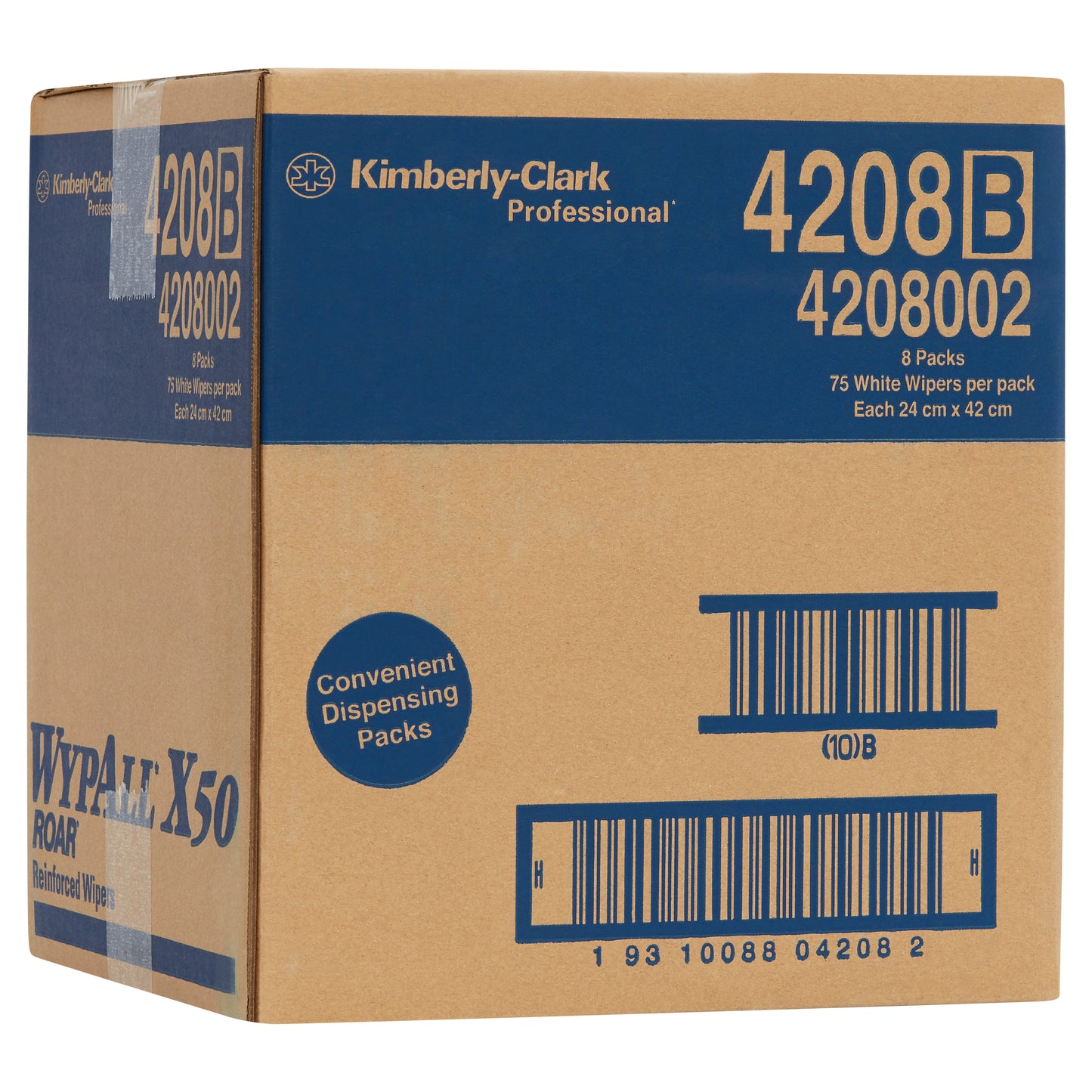 WYPALL® X50 Reinforced Single Sheet White Wipers