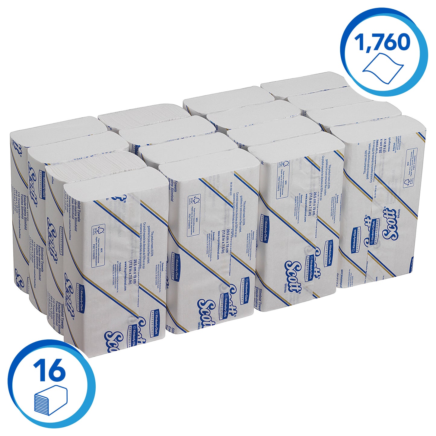 Scott® Slimfold™ Hand Towels